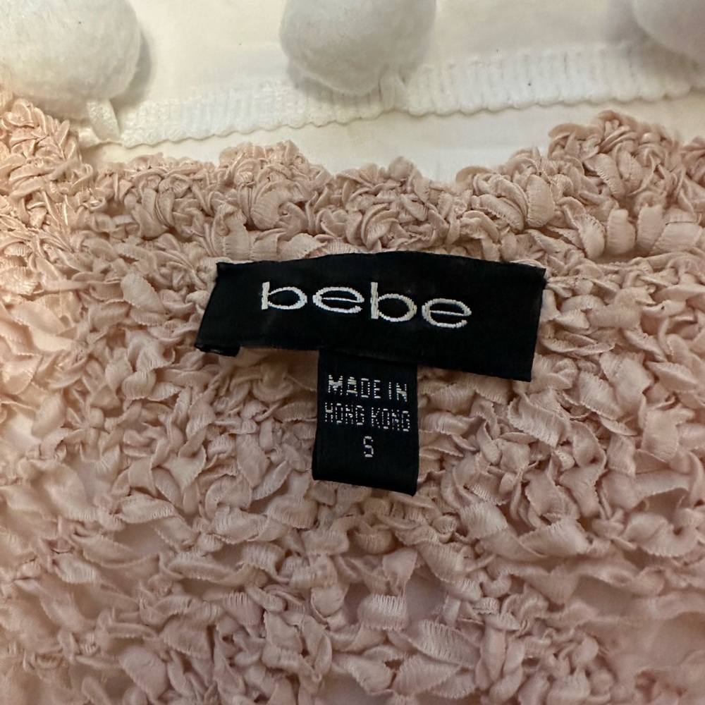 bebe blush pink sweater.. size Small - Picture 3 of 7